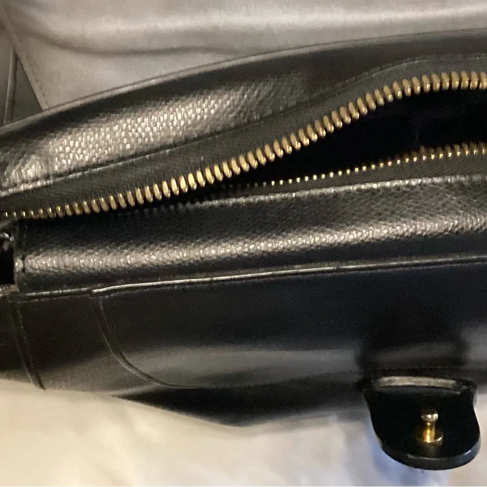 Black Leather Men's Backpack - Sleek Everyday Bag